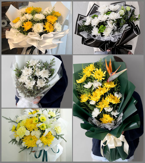 广东广州市南沙区榄核镇牛角村白事花束代送